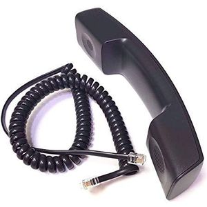 Gigaset DX800A DX600A DL500A DE900IP DE410 DE700IP origineel handapparaat hoofdtelefoon met hoornkabel zwart