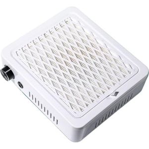 45000RPM sterke nagelstofzuiger Professionele nagelpolijststofzuiger Beweegbaar filter Snelheidsverstelbare nagelapparatuur(White)