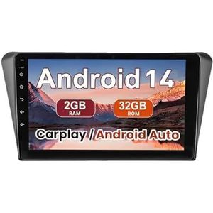 Android 15 Autoradio 9 inch touchscreen voor Peugeot 408 2014 2015-2018 Autoradio Navigatie met Carplay met GPS navigatie Bluetooth FM USB Steering Wheel Control(X8 8G+128G)