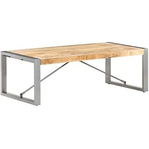 DIGBYS Salontafel 120x60x40 cm Ruw Mangohout