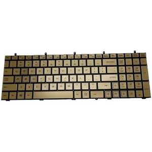 Gouden laptop zonder verlicht toetsenbord voor Tongfang GH5KN51 Verenigde Staten VS frame