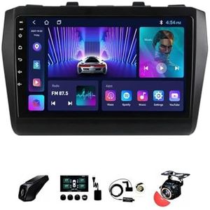 BOJONTN 22,9 cm (9 inch) Android 12 Autoradio 2 DIN voor Suzuki Swift 5 2016-2020 met achteruitrijcamera, stuurwielbediening, Bluetooth, GPS, Navi CarPlay, draadloos (grootte: S400 4+64G)