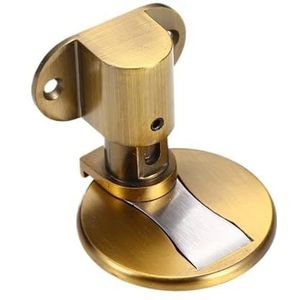 Verstelbare roestvrijstalen deurstop, ponsvrij, sterk, magnetisch, anti-botsing, deurstopper, onzichtbare badkamer, vloer, deurstop, deurstoppers binnenshuis (05,3 stuks)