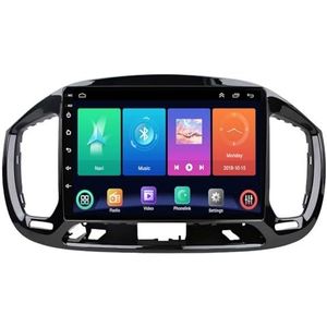 Android 14.0 2 Din Autoradio 9"" Touchscreen Auto Stereo voor Fiat Uno 2014-2020-[Ingebouwd CarPlay/Android auto/DSP/GPS]-Support MIC/Stuurbediening/Bluetooth 5.0(P2 WIFI 4-Core 1G+32G)
