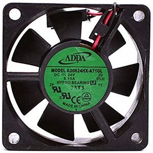 Original ADDA AD0624HX-A71GL 24V 0.15A 60 * 60 * 25mm 2-wire inverter cooling fan
