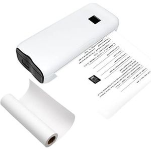 A4 Draagbare Papierprinter Thermische Afdrukken Draadloze BT Connect Compatibel Met Telefoon Mobiele Fotoprinter Ondersteuning 210mm Helder Afdrukken