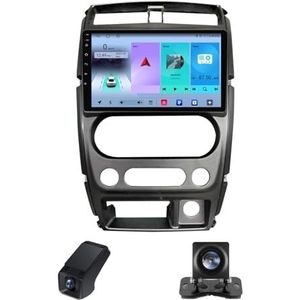 Draadloze Carplay Android 14 Autoradio 2 Din 9 inch autoradio geldt voor Suzuki Jimny 3 2005-2019 met Android Auto Navi GPS-navigatie WIFI 9 inch met Bluetooth/Achteruitrijcamera(X1)