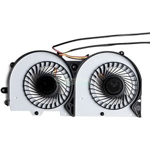 Notitieboekje PC GPU Cooler fan radiator laptop koelventilatoren for Clevo P950 P950HP P950HR P950ER-GPU P950EN BS5005HS-U3D 3pin 4pin (Color : P950HP 3pins)