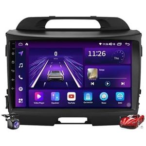 M6 plus 1,Android 15.0 Radio 2 Din Auto Stereo met 4G 5G WiFi DSP Carplay Android Auto voor Sportage 2010-2016 GPS Navigatie 9'' MP5 Multimedia Video Player FM BT Ontvanger