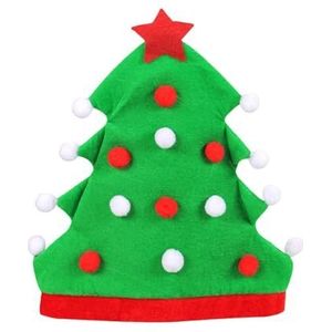 Grappige kerstmutsen - Grappige stof vakantie elf hoeden | Rode en groene kerstmutsen voor feestartikelen, cosplay, rollenspel Voihamy