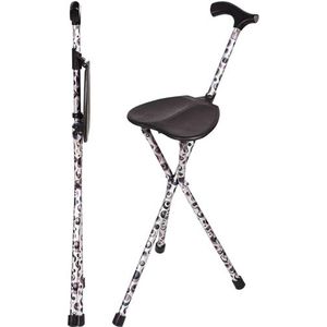Wandelstok - Opvouwbaar - 2-in-1 Wandelstok Stoel - Ergonomische Handgreep - Antislip Tip