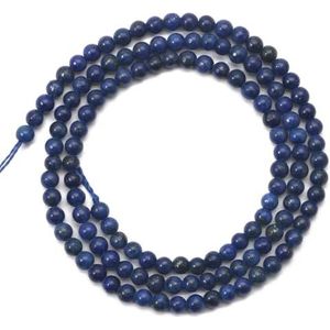 3 4 mm natuurlijke es labradoriet kwarts AmCrystal stenen kralen ronde losse kralen voor sieraden maken DIY armband 15''-Lapis lazuli-2 mm 180 stuks