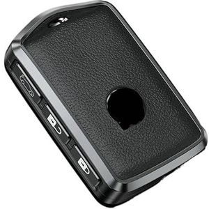 Sleutelbehuizing houder Lederen Metalen Autosleutel Case Cover Shell Fob Voor Volvo XC60 XC40 XC90 S90 V60 S60 V90 2010-2022 Houder Protector Fob Accessoires Sleutelbehuizing(2)