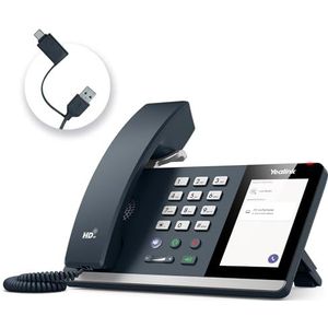 Yealink MP45 USB-telefoonhandset Microsoft Teams gecertificeerd, Skype voor bedrijven, ingebouwde Bluetooth Zet mobiel om in desktoptelefoon, werk voor pc, ondersteunt geen registratie van SIP-account