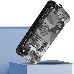 Achterplaat Shell voor Steam Deck, Betere Warmteafvoer Achterkant DIY Edition Vervanging Achterbehuizing Case voor Steam Deck Gaming Consoles (Camouflage)