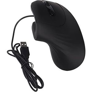 Bedrade Verticale Muis, Stille Ergonomische Muis, 800/1200/2400/3200 DPI, 6 Knoppen, Efficient Sensitive, voor Pc, Laptops