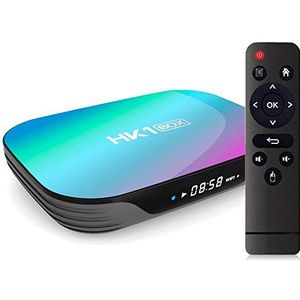 Sofobod HK1 Box tv-box Android 9.0, 4GB RAM 128GB ROM, S905X3 Quad Core 64bit Cortex-A55, GPU G31™ MP2, 2.4G/5G dual wifi BT4.0 H.265 Decoding LAN 1000 RJ-45, HD 8K Smart TV Box