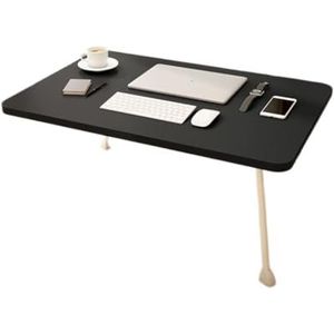 Moderne Woonkamertafel Kleine Salontafel Thuis Woonkamer Bureau Laptoptafel Tafel Multifunctioneel Opvouwbaar Eten En Drinken Van Thee Koffietafel(Black,M)