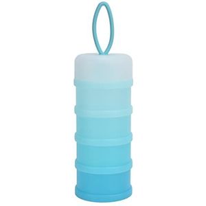 Dispenser voor babyvoeding, handige melkpoederdispenser Opbergartikelen voor op reis voor peuters voor dagelijks gebruik voor pasgeborenen(blauw)