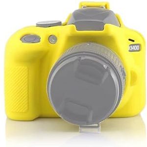 Camerabeschermingskoffer Zachte siliconenbeschermingskast voor Nikon D3400 / D3300 Camerabeschermingskoffer
