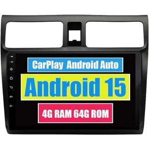 RoverOne Auto Stereo CarPlay Hoofd Unit voor Suzuki Swift 3 2003-2010 Android Auto Touchscreen Sat Navi Bluetooth WiFi Radio Speler