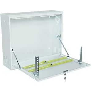 Stalflex | CCTV-behuizing RACK 19 inch (wit, 600x500x180mm - RACK 19"" 3U))