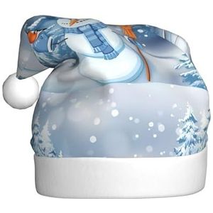 MYGANN Hardwerkende Sneeuwpop Unisex Kerst Hoed Voor Thema Party Kerst Nieuwjaar Decoratie Kostuum Accessoire