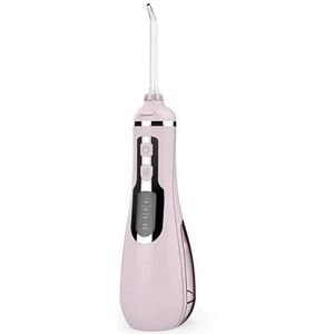 Draagbare Monddouche Tandheelkundige Waterflosser Draadloze Tandheelkundige Monddouche Jet 4 Modus Waterdicht for Tandenreiniger (Color : Pink)