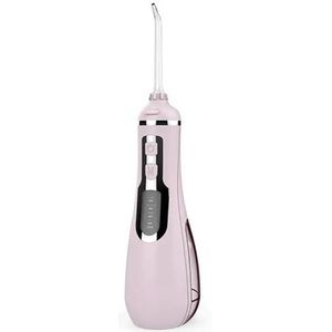 Draagbare Monddouche Tandheelkundige Waterflosser Draadloze Tandheelkundige Monddouche Jet 4 Modus Waterdicht for Tandenreiniger (Color : Pink)