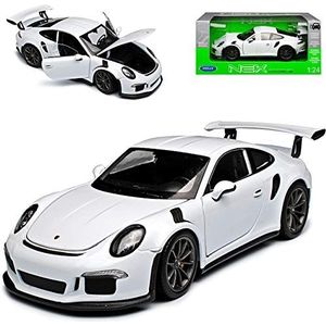 Welly Porsche 911 991 GT3 RS Coupe wit 2011-2018 1/24 model auto