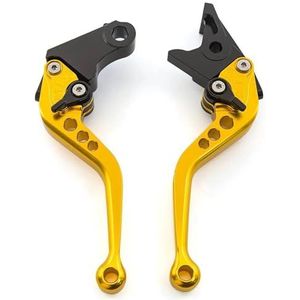 SPAMFAFGHQ Voor Yamaha YZFR125 YZF-R125 YZF R125 2008 2009 2010 2011 2012 2013 Korte/Lange Verstelbare Remkoppelingshendel(Goud,147 mm)
