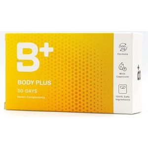 B+ 30 capsules afvallen |Body +| B plus voor normaal metabolisme | B + met L-carnitine.