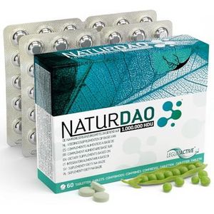 NATURDAO® DAO enzym 3.000.000 HDU per dag - perfecte dosering met 1.000.000 HDU per tablet (1 tot 3 tabletten/dag) - 100% vegan DAO - 60 DAO-tabletten