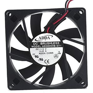 For ADDA AD0805HB-D71 8015 5V 0.43A chassis fan power supply fan