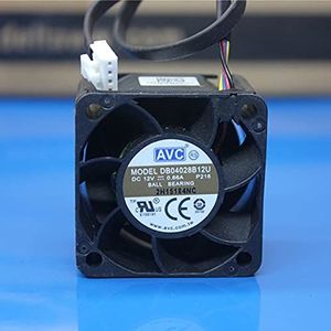 AVC 4028 12V double ball high speed 4line PWM fan DB04028B12U 4cm chassis power cooling fan