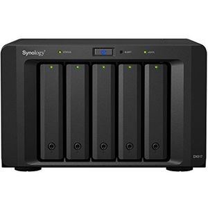 Synology DX517-RED NAS-systemen WD RED 10TB zwart