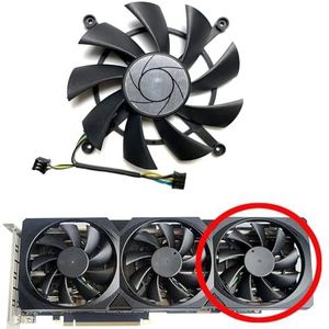 Voor Nvidia voor CMP 50HX 10GB GDDR6 Mining speciale grafische kaart met vervangende kaartventilator HA9015H12SC-Z(Right fan)
