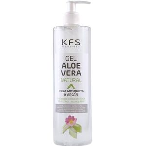 Pure aloë vera gel natuurlijke met rozenbottel- en arganolie 200 ml. Onmiddellijke absorptie en een aangename, niet-vette textuur. Voedt, hydrateert en verfrist je huid. Herstellend, after sun