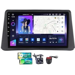 Android 13 Autoradio 9 Duim Touch Display Voor Opel Mokka 1 2012-2016 Met Draadloze Carplay Android Auto/GPS/4G WiFi/FM RDS DAB+/Buletooth/Bediening op het stuur + Camera en DVR(NF-3)