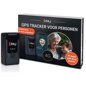 PAJ Easy Finder 4G – GPS voor kinderen, senioren en dementiezorg – spraakberichten, realtime tracking, SOS-knop, batterijduur tot 14 dagen
