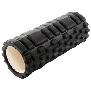 Qianly schuimroller voor spiermassage Rugschuimroller 200kg Dragende Deep Tissue Massager voor nekarmgymnastiek, zwart