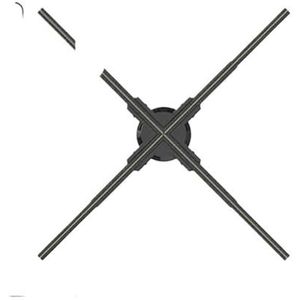 Hologram-ventilator, 3D Hologram Fan Projector Display Light – Speelt afbeeldingen en video's af om publiek te trekken