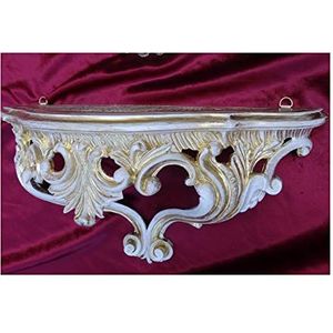 Lnxp - Wandconsole - Goud/Wit - Antiek - Barokstijl - Vintage
