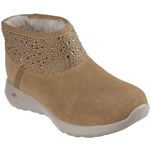 Skechers On-The-go Joy-So Glam Martha Stewart Hands Free Slip-ins enkellaarsjes, kastanje, 37 EU, bruin (kastanje), 37 EU