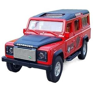 1:32 Voor Land Rover Defender Legering Model Auto Diecasts Speelgoed Metalen Off-road Voertuigen Model Kinderen Gift (Color : C, Size : No box)