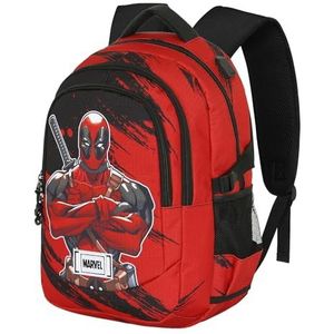 Deadpool Bad-Plus Hardlooprugzak, rood, 34 x 46 cm, inhoud 32 l, Rood, Eén maat, PLUS Running Rugzak Slecht