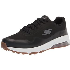 Skechers Go Golf Skech-air Dos Relaxed Fit heren Golfschoen, Zwart Goud, 43 EU