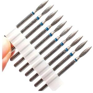 ApuaVireo&Co Nagelboorset for manicure, 10-delige diamantfrees for elektrische manicuremachine, veelkleurig(10pc no23)