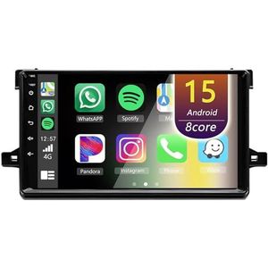 Android Radio voor Toyota Prius 2015-2020, 9 inch Touchscreen Autoradio met Wireless CarPlay Android Auto Bluetooth WIFI(8Core(8+256GB))
