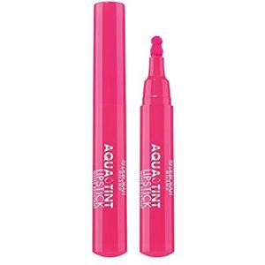Deborah Milano Aqua Tint lipstick met aloë vera, lange levensduur, nr. 08 roze, waterdicht, hydraterend en glanzend, geeft zachte, gesatineerde lippen, 2,5 g